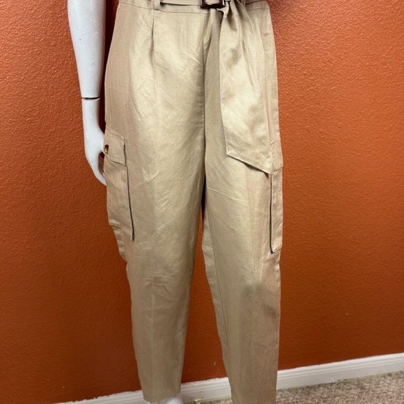 Express Women's Beige Utility Jumpsuit Size Small - Picture 5 of 16